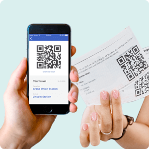 Payment methods barcode tickets